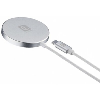 Ładowarka indukcyjna CELLULARLINE WIRPADMAGQI25W Qi 2.2 25W 1 m Srebrny MagSafe