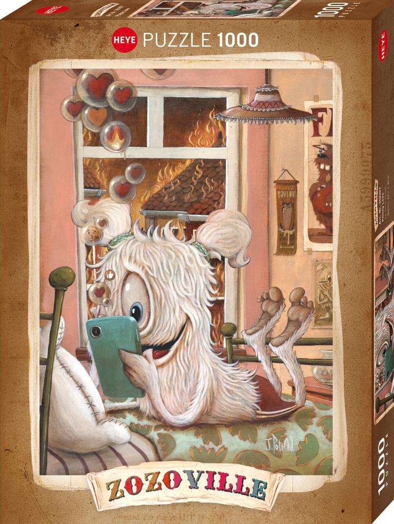 Puzzle 1000 el. Zozoville, Ukochany telefon Heye - puzzle