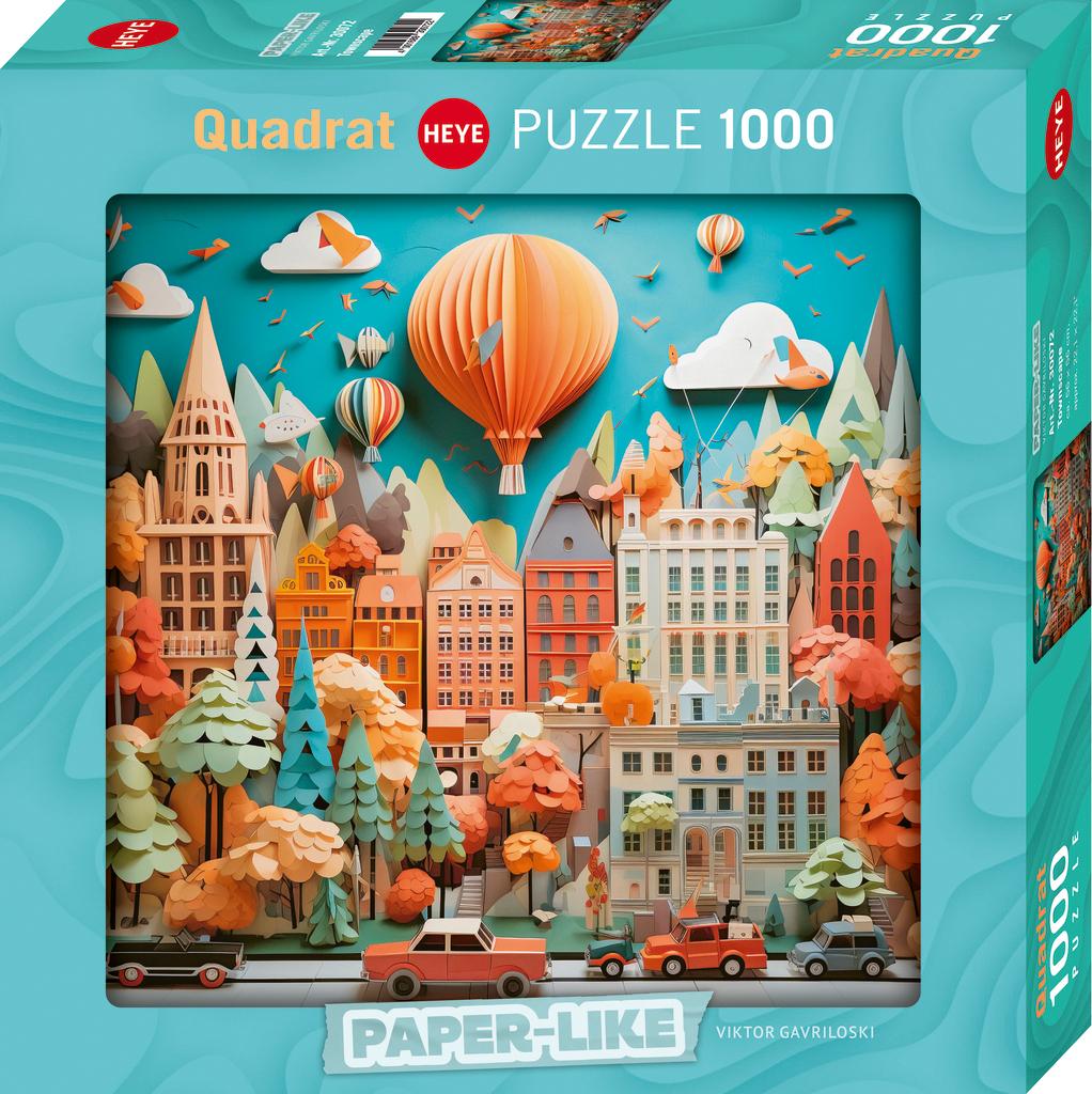 Puzzle 1000 el. Miasto z papieru, Victor Gavrilovski Heye - puzzle