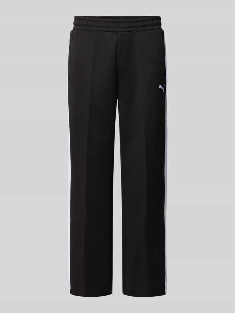 Spodnie dresowe o kroju straight fit z wyhaftowanym logo model ‘Always On’