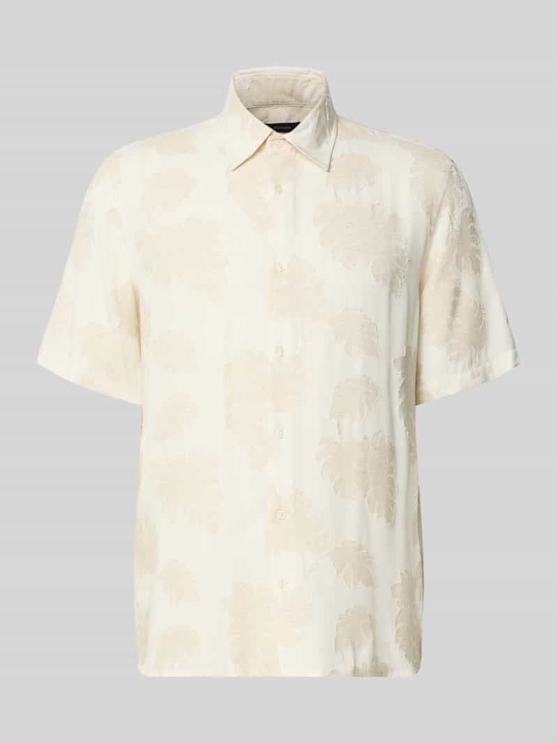 Koszula casualowa o kroju regular fit z mieszanki wiskozy model ‘Klampo’