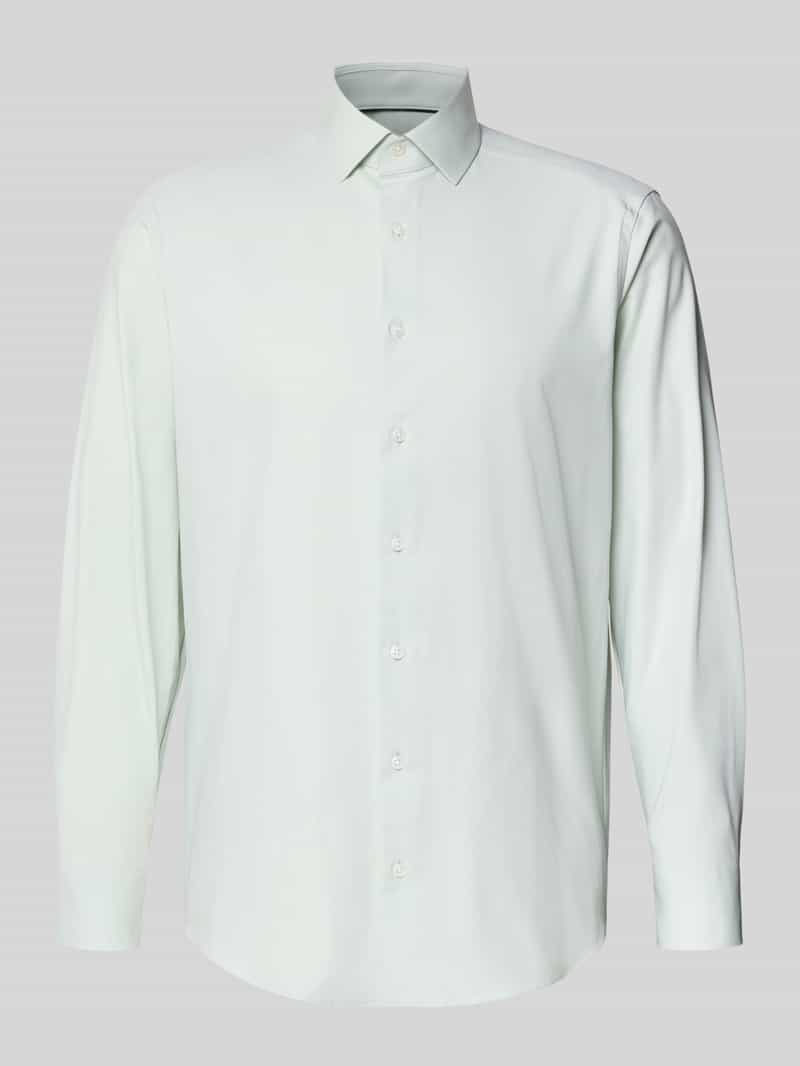 Koszula biznesowa o kroju regular fit z kołnierzykiem typu kent