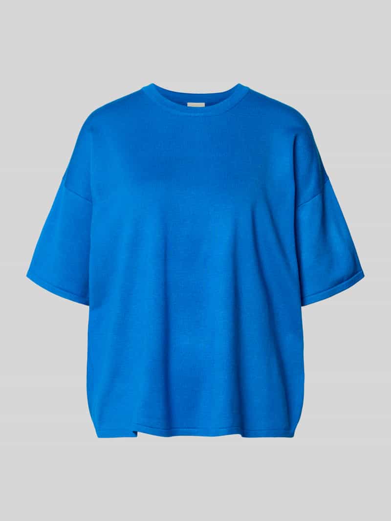 Bluzka o kroju relaxed fit z mieszanki wiskozy model ‘LULS’