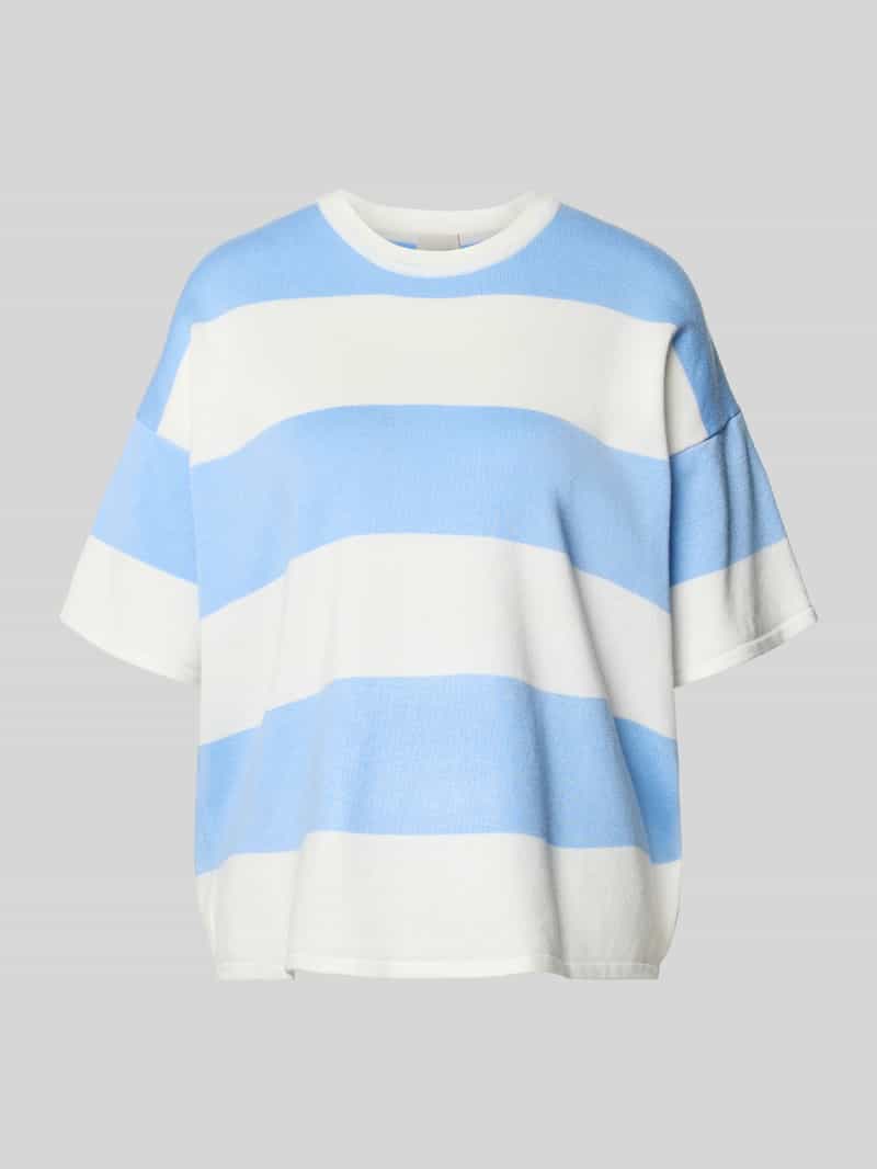 Bluzka o kroju relaxed fit z mieszanki wiskozy model ‘LULS’