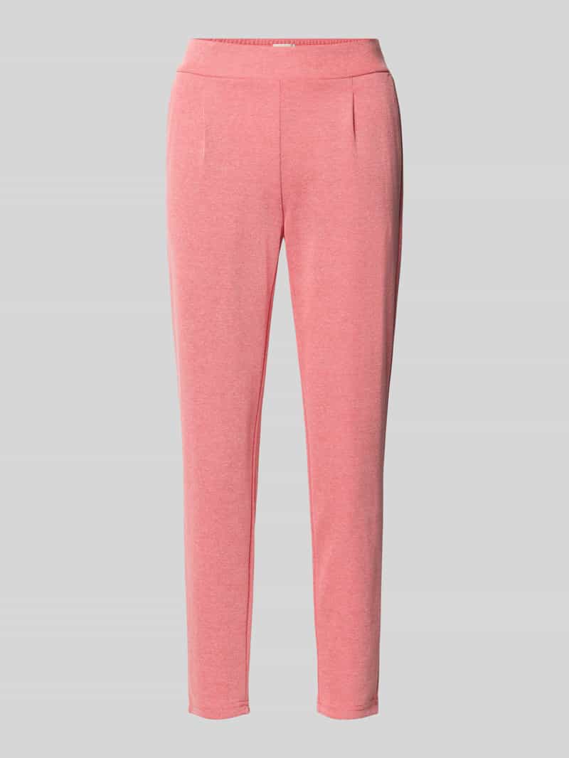 Spodnie materiałowe o kroju slim fit z elastycznym pasem model ‘Kate’