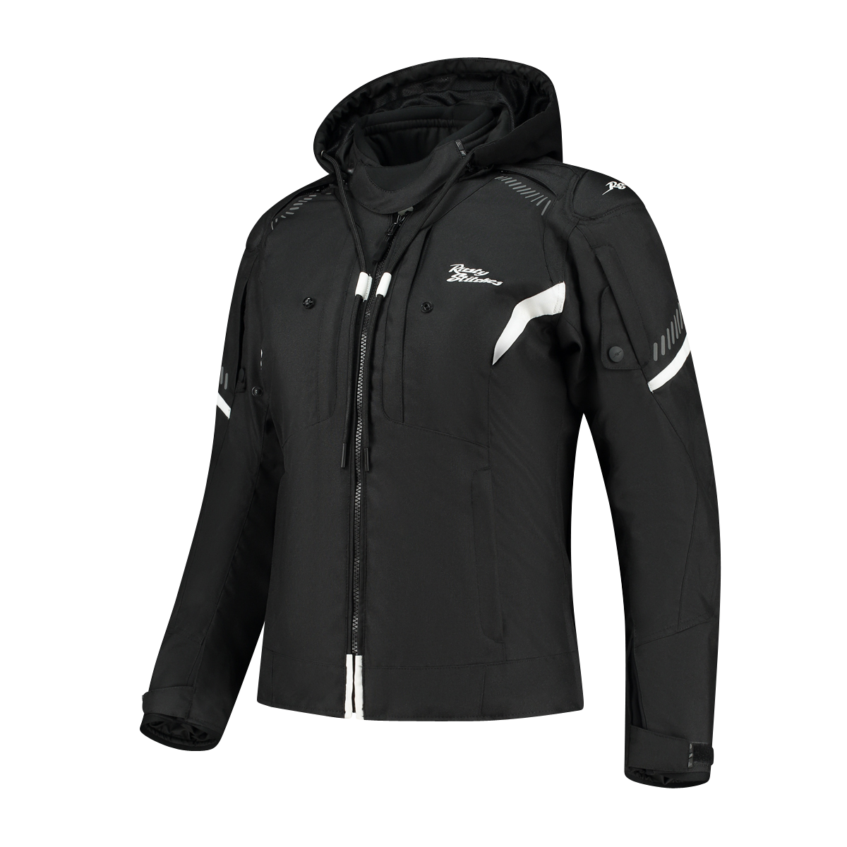 Kurtka Motocyklowa Rusty Stitches Taylor Czarny/Złamany Biały44