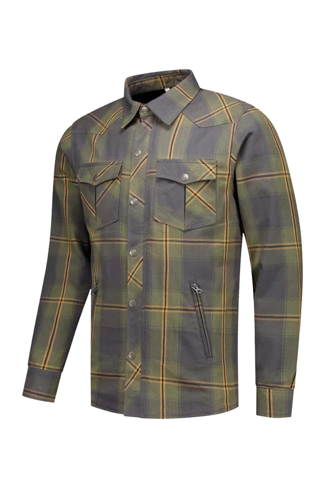 Kurtka MC Rusty Stitches Neil V2 Niebieski/Zielony3XL