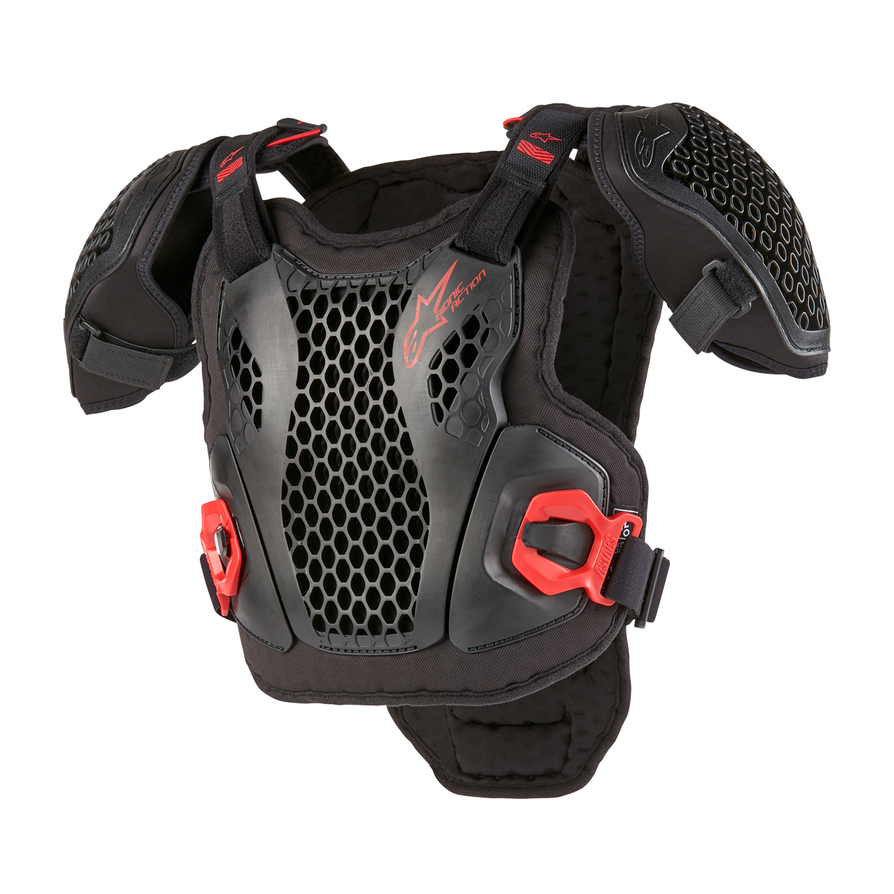 Ochraniacz Klatki Piersiowej Cross Alpinestars Bionic Action Dziecięcy Czarny/CzerwonyS/M