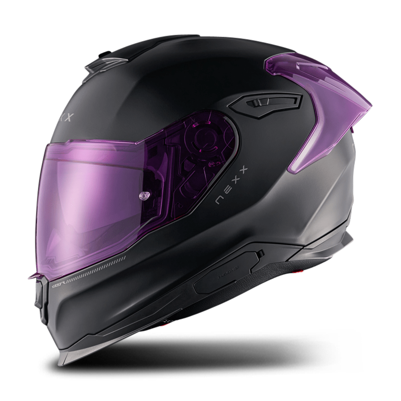 Kask Integralny Nexx Y.100R Subsonic Czarny/RóżowyXL