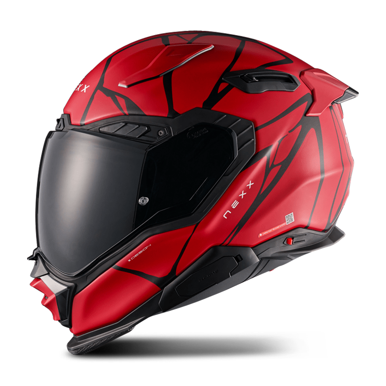 Kask Integralny Nexx X.WST3 B-Side Matowy czerwonyXL