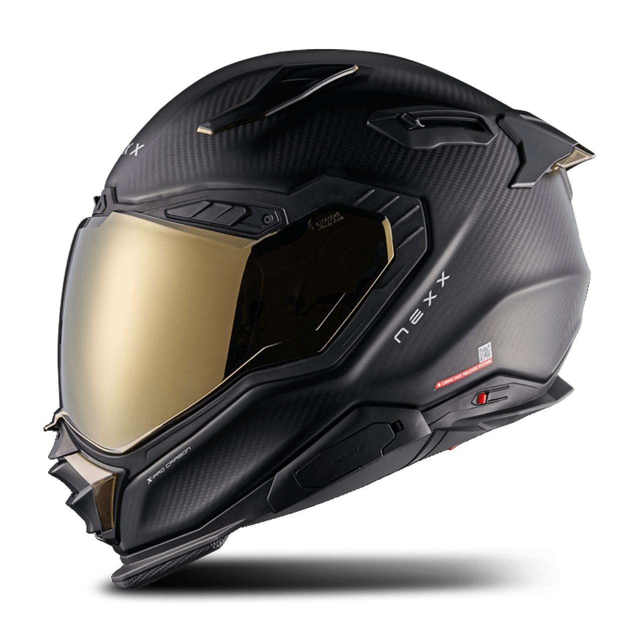 Kask Integralny Nexx X.WST3 Zero Pro Carbon MT Carbon ZłotyXS