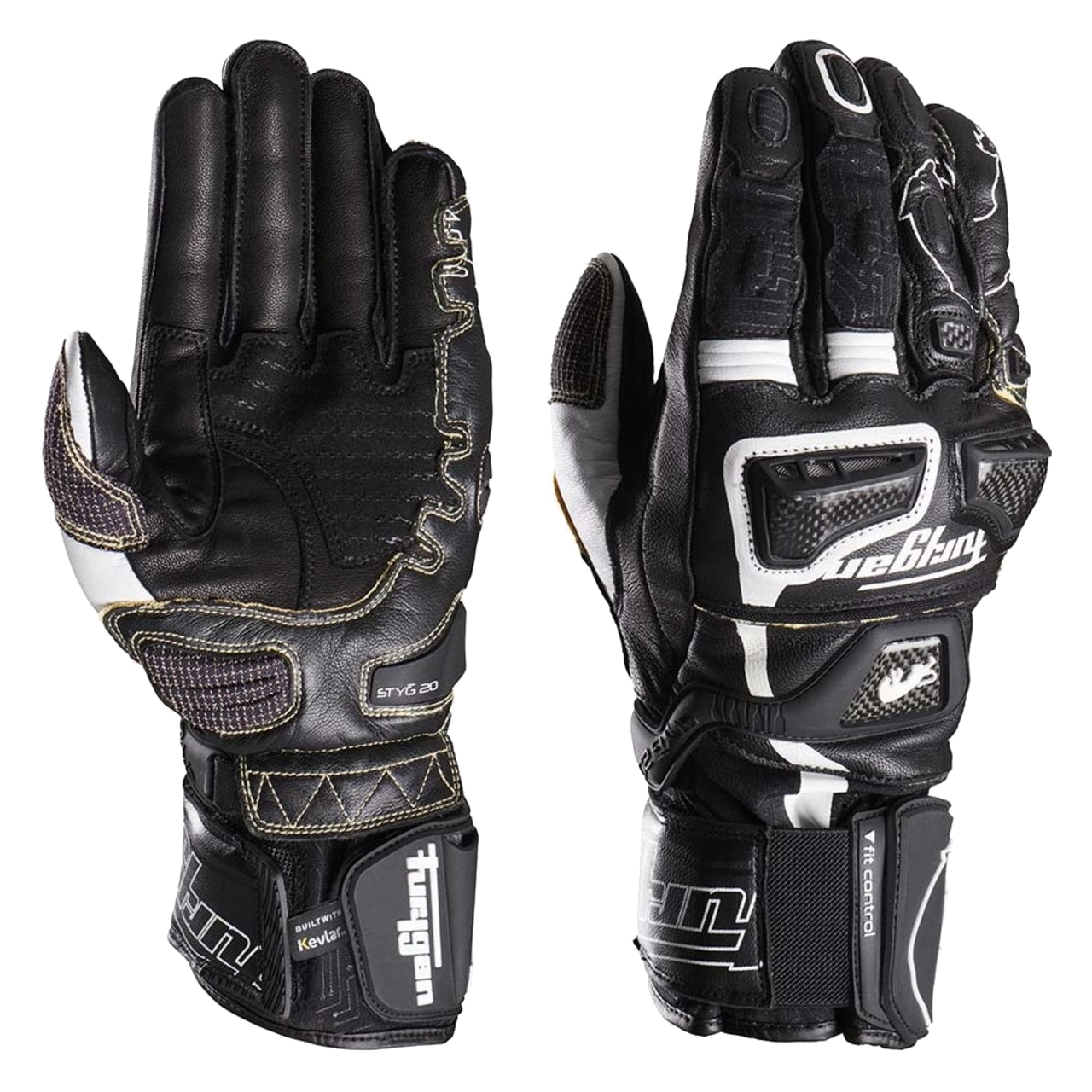 Rękawice Motocyklowe Furygan Styg20 X Czarny/Złamany BiałyXL