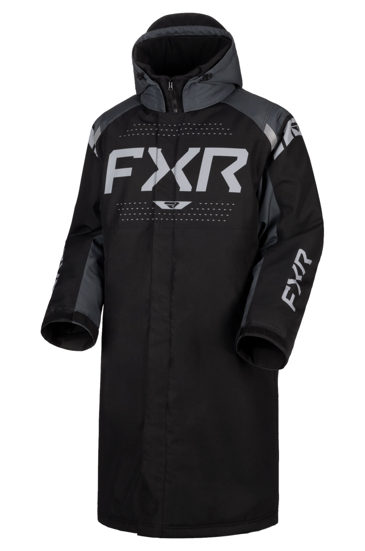 Kurtka Zimowa FXR Warm-Up Coat 26 Czarny/CiemnoszaryXXS