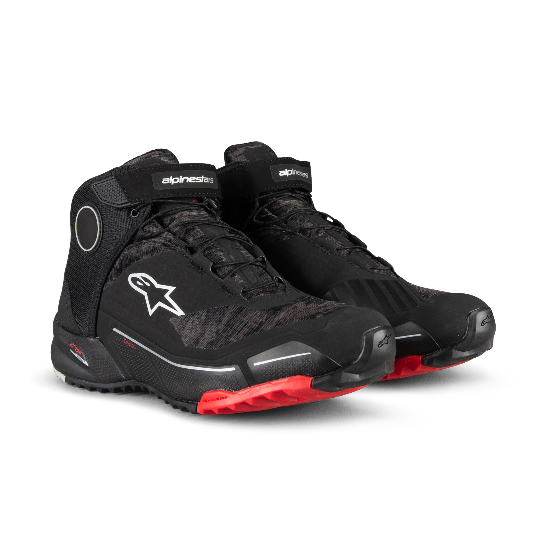 Buty Motocyklowe Alpinestars CR-X Drystar Czarny/Moro/Czerwony42,5