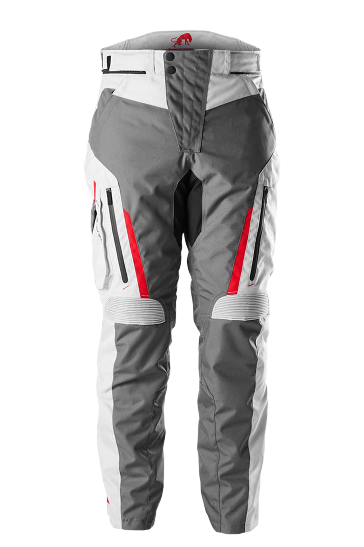 Spodnie MC Furygan Killington Szary/Perłowy Czerwony3XL