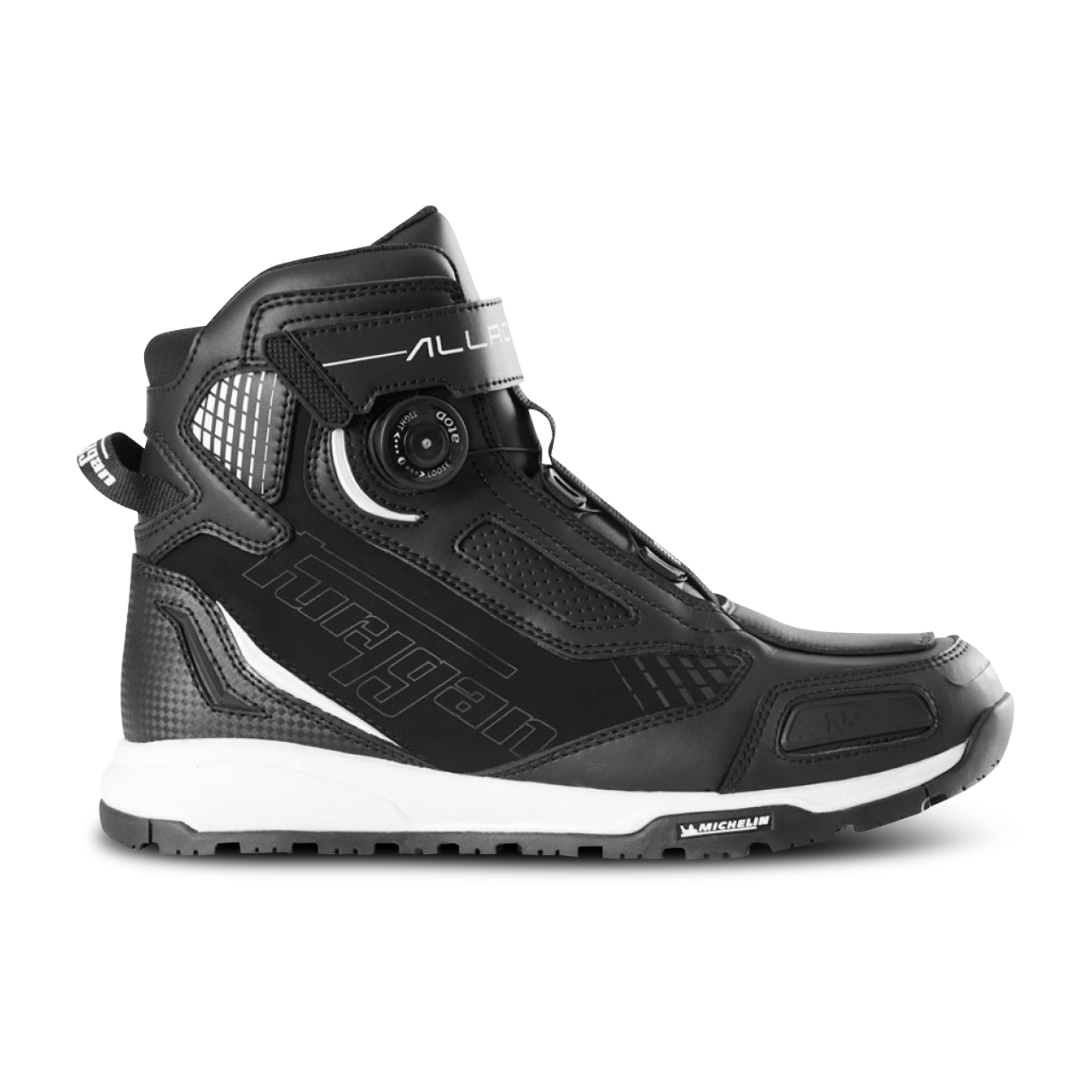 Buty Motocyklowe Furygan Allroad D30 Czarny/Złamany Biały45