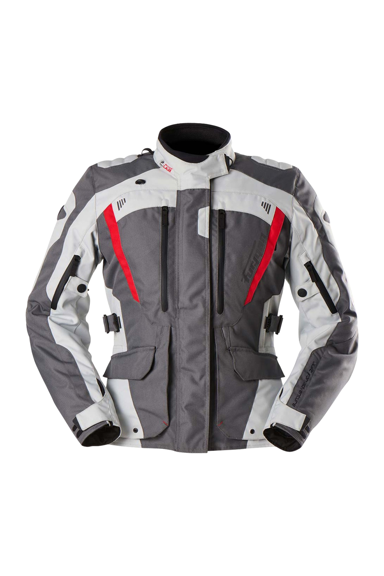 Kurtka Motocyklowa Furygan Apalaches Lady EVO Damska Szary/Perłowy CzerwonyXL