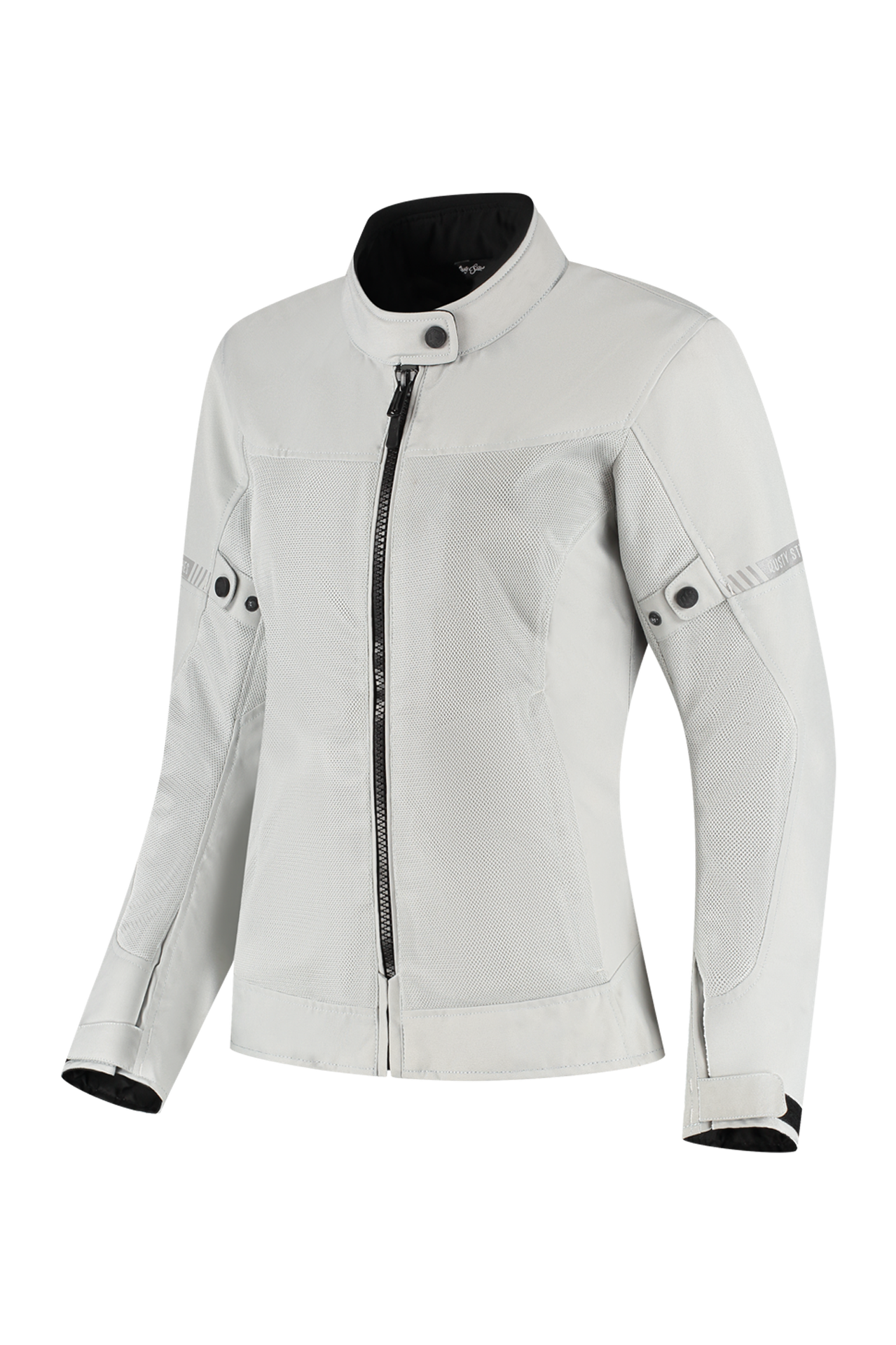 Kurtka Motocyklowa Rusty Stitches Jodi Damska JasnoszaryS