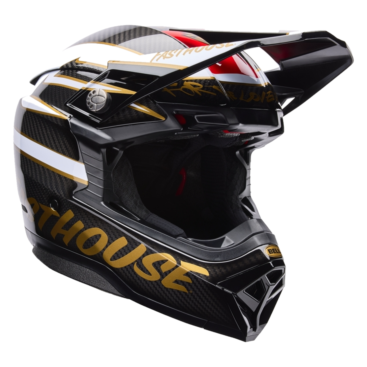 Kask Cross BELL Moto-10 Spherical Fasthouse Ditd´25 Czarny/ZłotyM