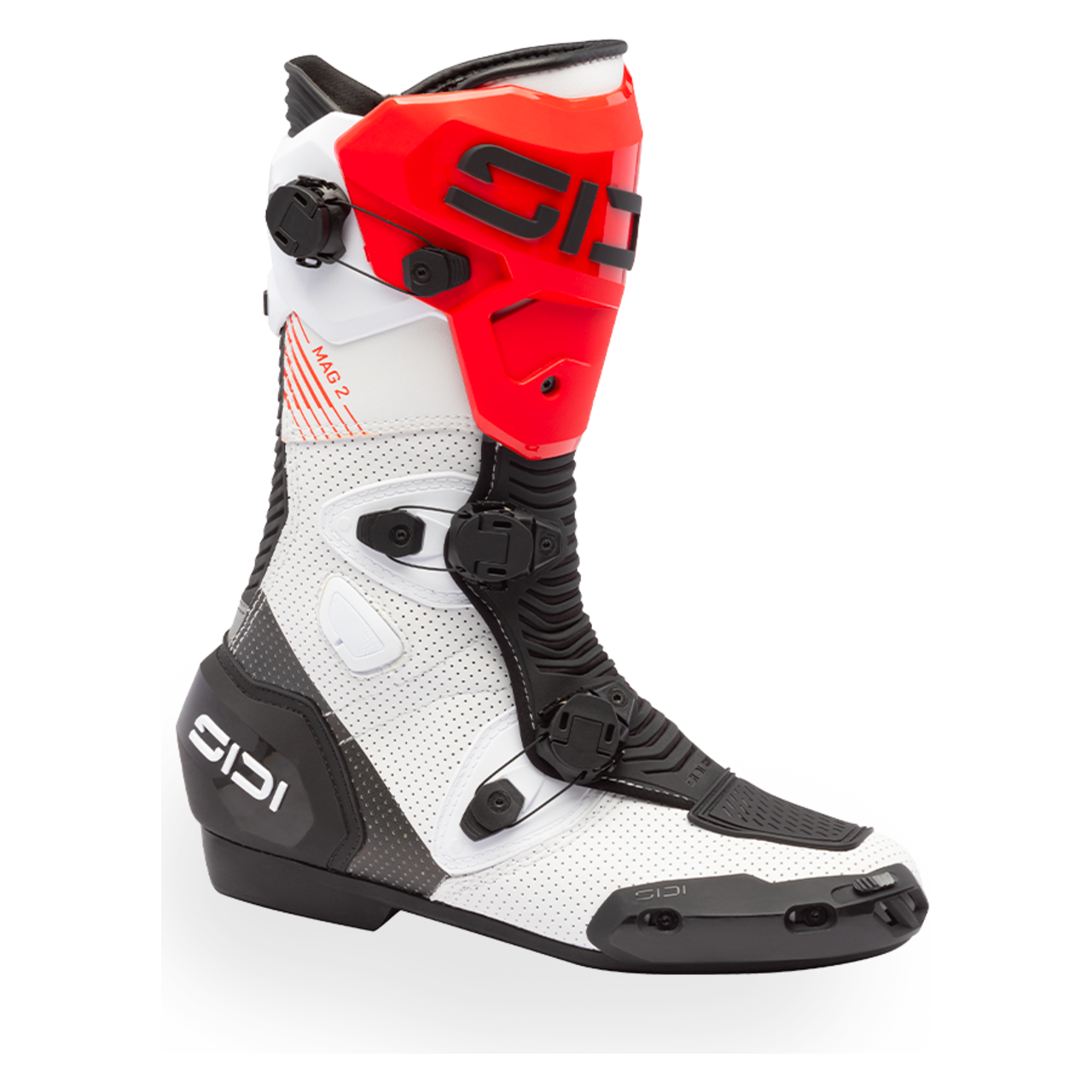 Buty Motocyklowe Sidi Mag 2 Air 2026 Złamany Biały/Czarny/Czerwony47