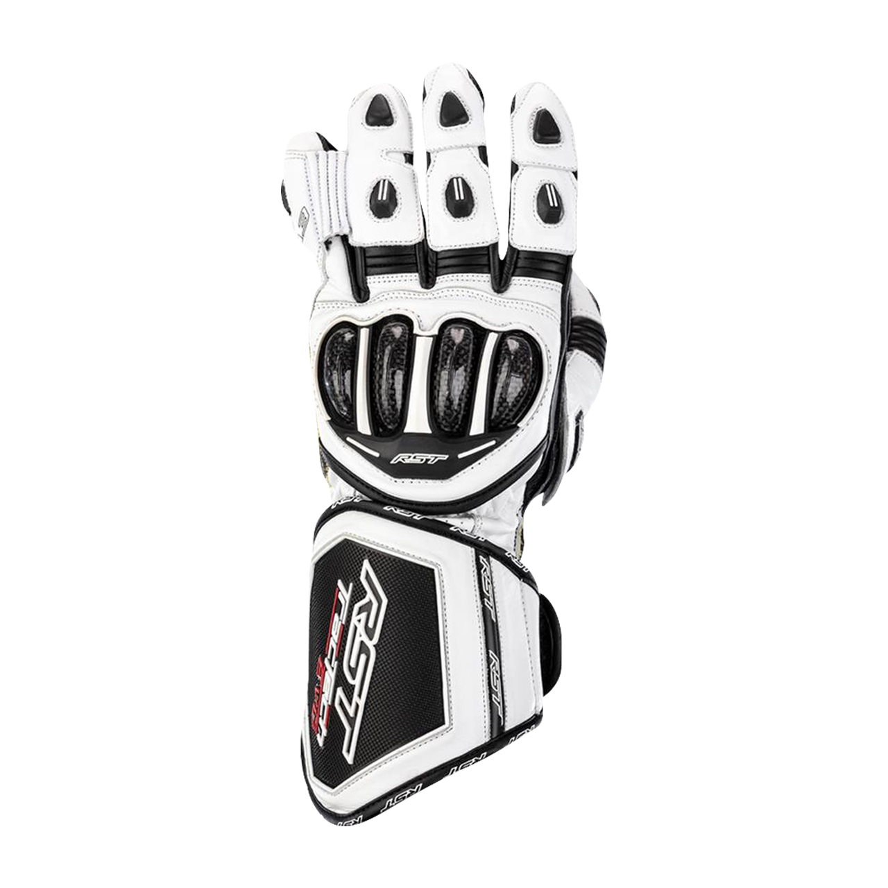 Rękawice Motocyklowe RST Tractech EVO 4 Złamany Biały/CzarnyXS