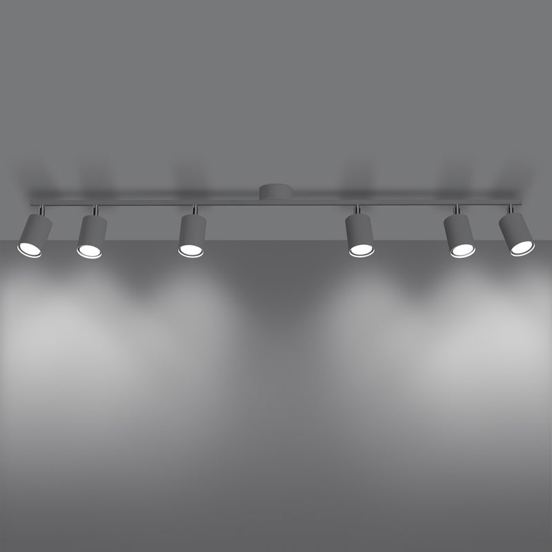 Plafon TORIM 6L biały LED 3000K - 135x24x20cm Sollux