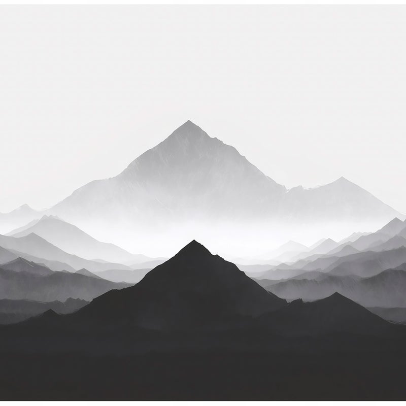 Fototapeta Góry Natura Czarny 350x250 cm Tapeta Do Sypialni Salonu Kuchni Na Flizelinie