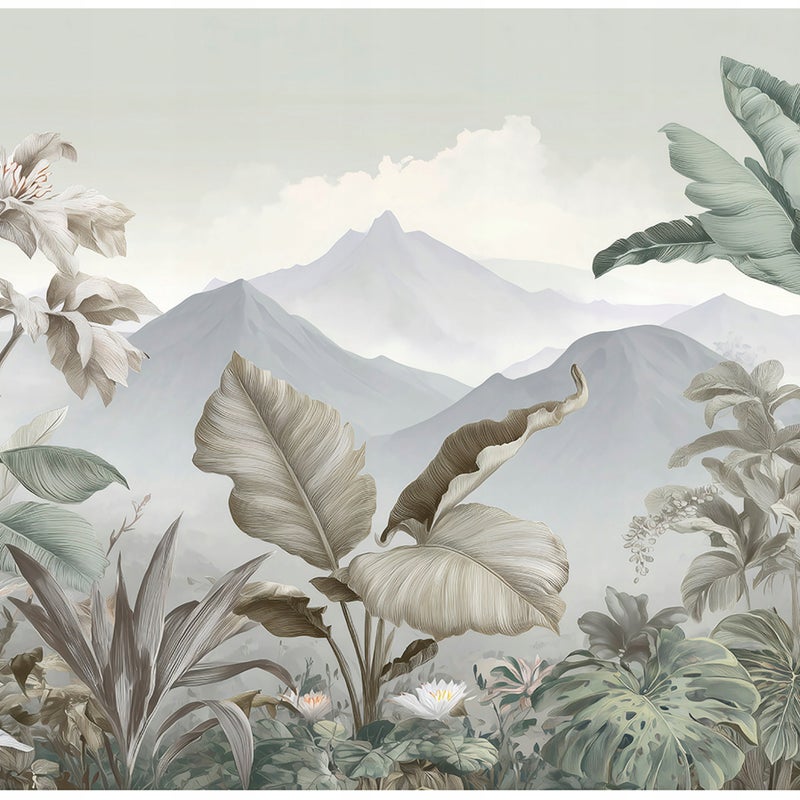 Fototapeta Dżungla Natura Góry 300x210 cm Tapeta Do Sypialni Salonu Kuchni Na Flizelinie