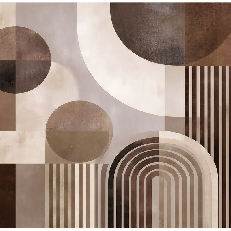 Fototapeta Boho Abstrakcja Geometryczna 250x175 cm Tapeta Do Sypialni Salonu Kuchni Na Flizelinie