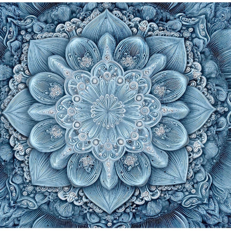 Fototapeta Mandala Abstrakcja Orientalna 300x210 cm Tapeta Do Sypialni Salonu Kuchni Na Flizelinie