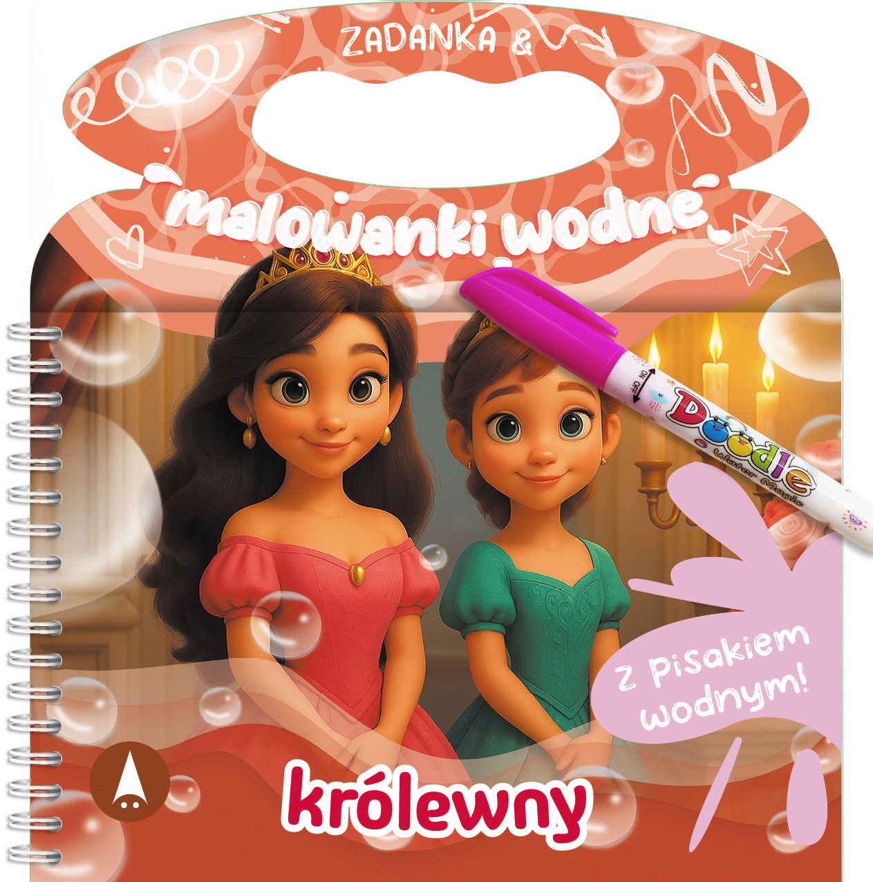 Królewny. Zadanka malowanki wodne - Wioleta Żyłowska - książka