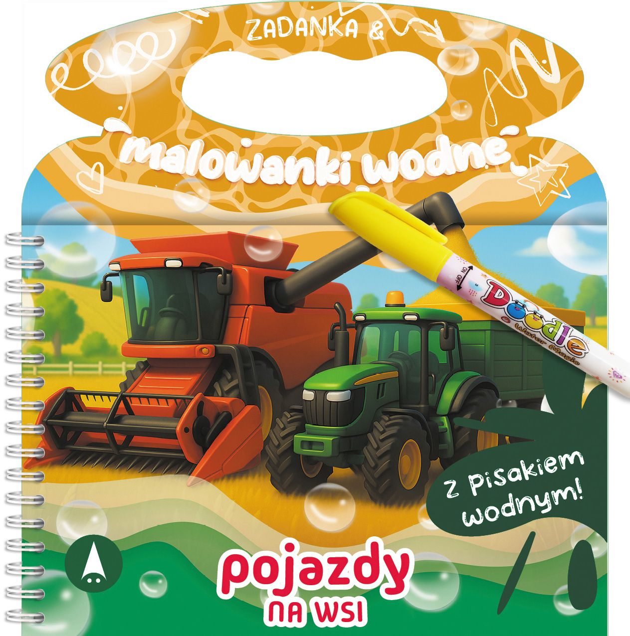 Pojazdy na wsi. Zadanka malowanki wodne - Wioleta Żyłowska - książka