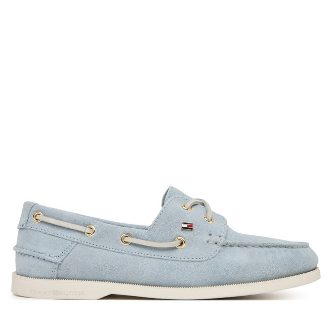 Mokasyny Tommy Hilfiger FW0FW09338 Błękitny