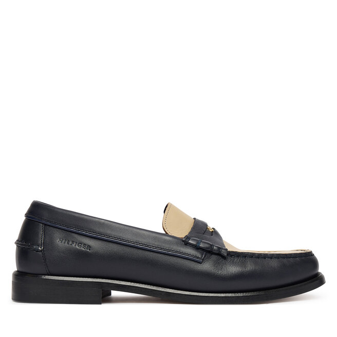 Mokasyny Tommy Hilfiger Penny Crust FM0FM05836 Granatowy