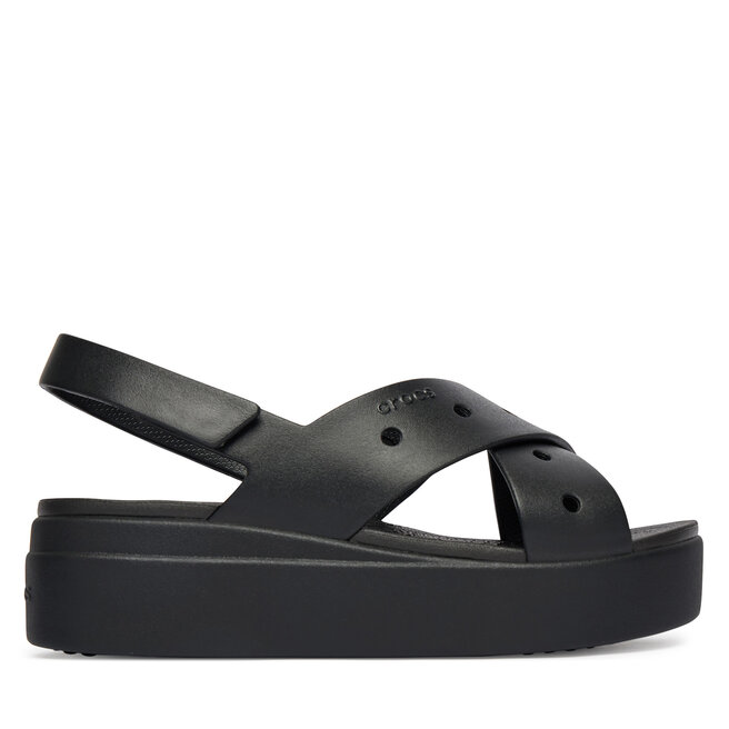 Sandały Crocs Brooklyn 4U Cross Strap Sandal 212254 Czarny