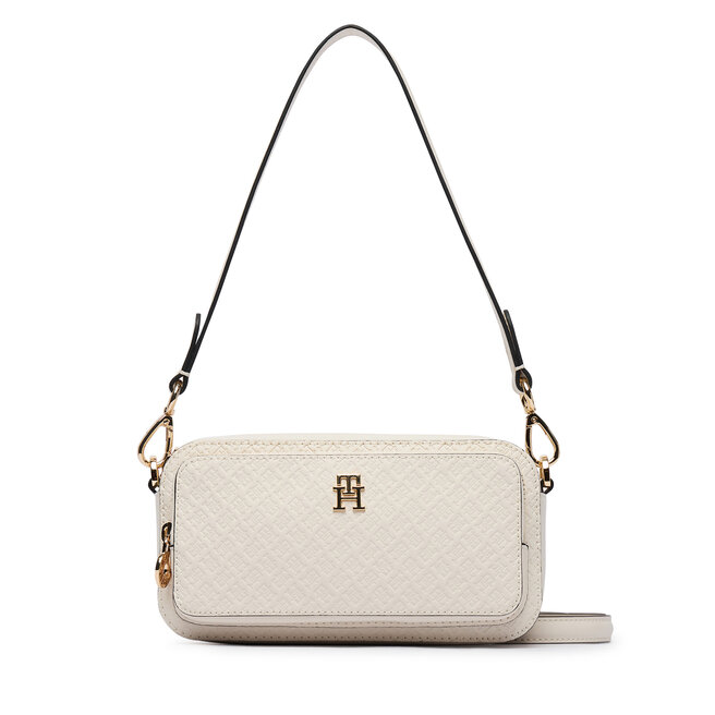 Torebka Tommy Hilfiger Th Daily Camera Bag Mono AW0AW18414 Biały