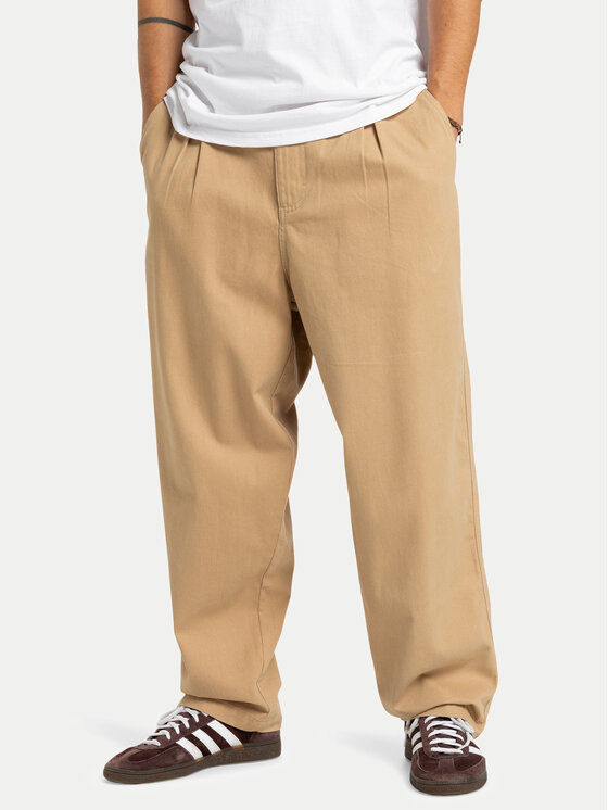 Quiksilver Spodnie cargo Urban Chill EQYNP03327 Beżowy Oversize