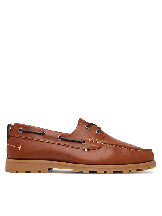 Tommy Hilfiger Mokasyny Light Lth FM0FM05746 Brązowy