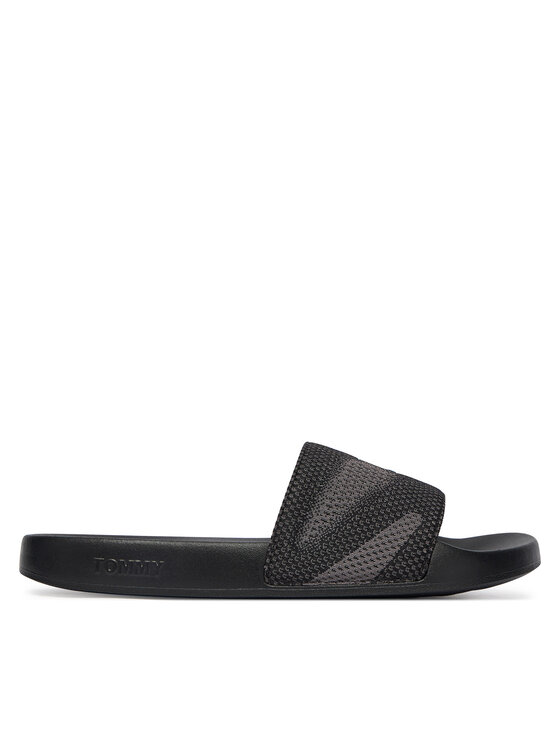 Tommy Jeans Klapki EM0EM01697 Czarny