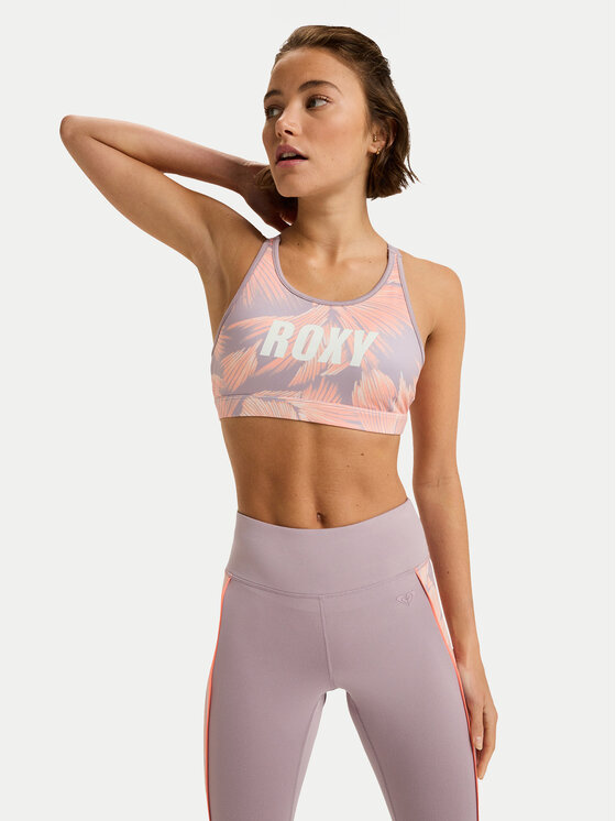 Roxy Biustonosz sportowy Everyday Flow Pt ERJKT04338 Kolorowy
