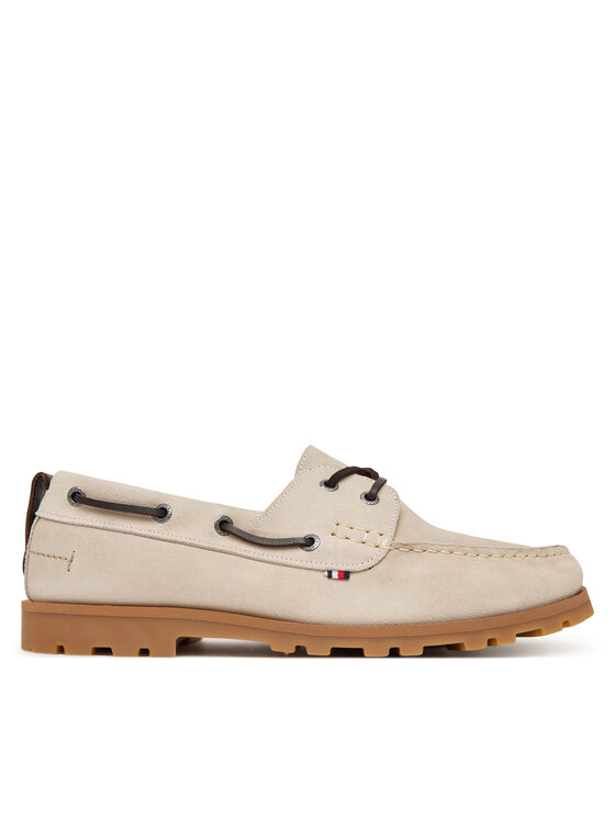 Tommy Hilfiger Mokasyny Light Sde FM0FM05747 Beżowy
