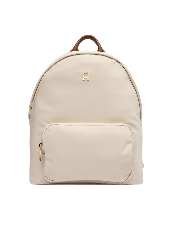Tommy Hilfiger Plecak Popette Dome Backpack AW0AW17939 Écru