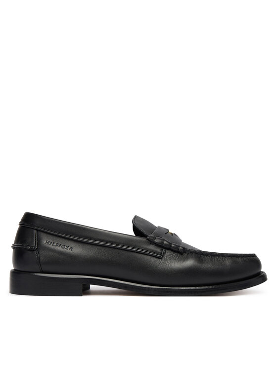 Tommy Hilfiger Mokasyny Penny Crust FM0FM05836 Czarny