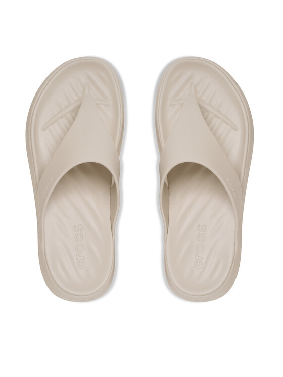 Crocs Japonki Getaway Triangle Flip 212018 Beżowy