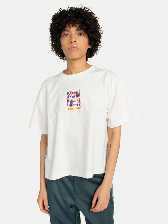 Element T-Shirt Second Nature W ELJZT00142 Biały Relaxed Fit