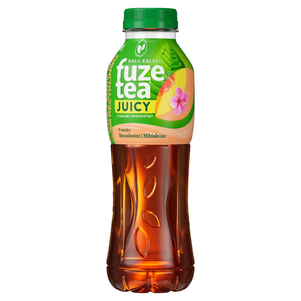 Fuze Tea Juicy Napój niegazowany o smaku brzoskwini i hibiskusa 500 ml
