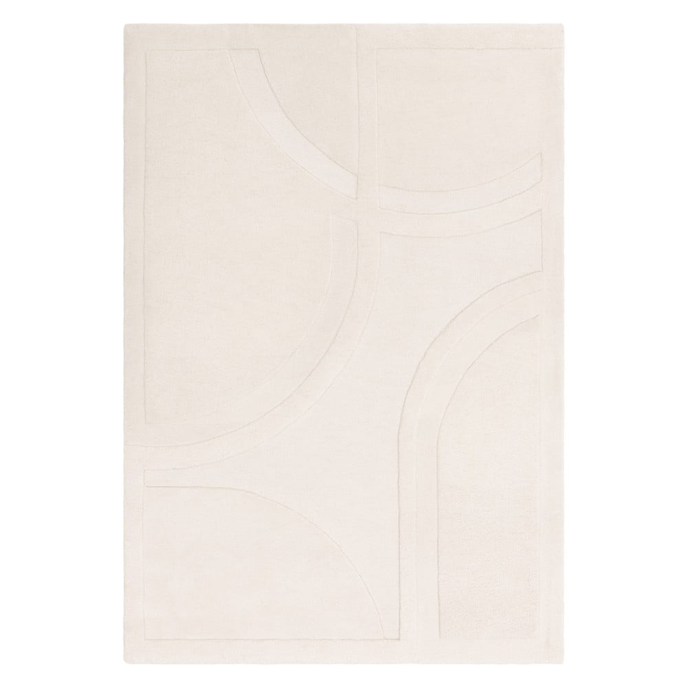 Biały dywan wełniany 120x170 cm Olsen – Asiatic Carpets