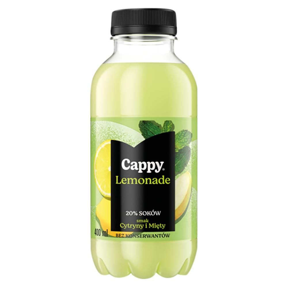 Cappy Lemonade Napój niegazowany smak cytryny i mięty 400 ml