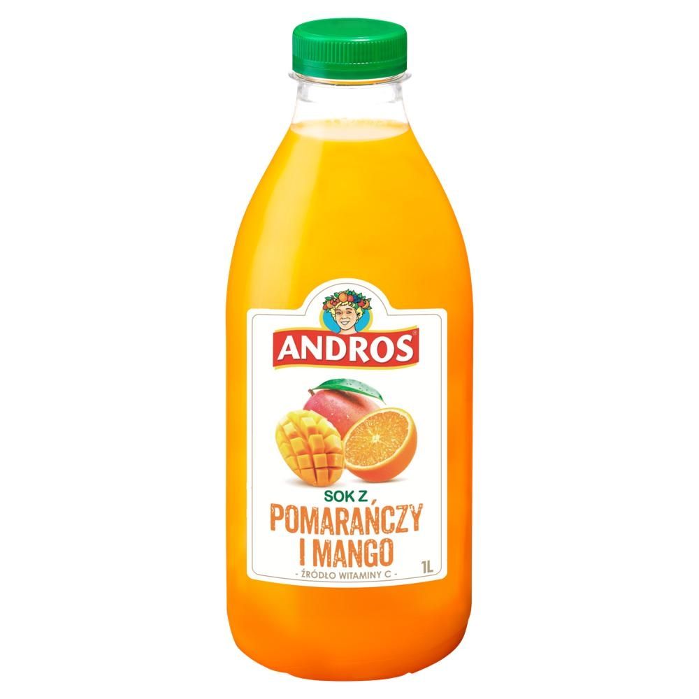 Andros Sok z pomarańczy i mango 1 l