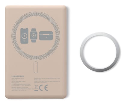 Silver Monkey Powerbank Smart 5000 mAh MagSafe UltraSlim 3w1 Pustynny